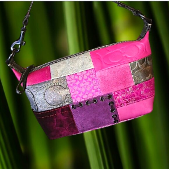 🚨RESERVED FOR @poshbohobabe 🚨Coach Vintage Patchwork Shoulder Bag - Picture 2 of 16